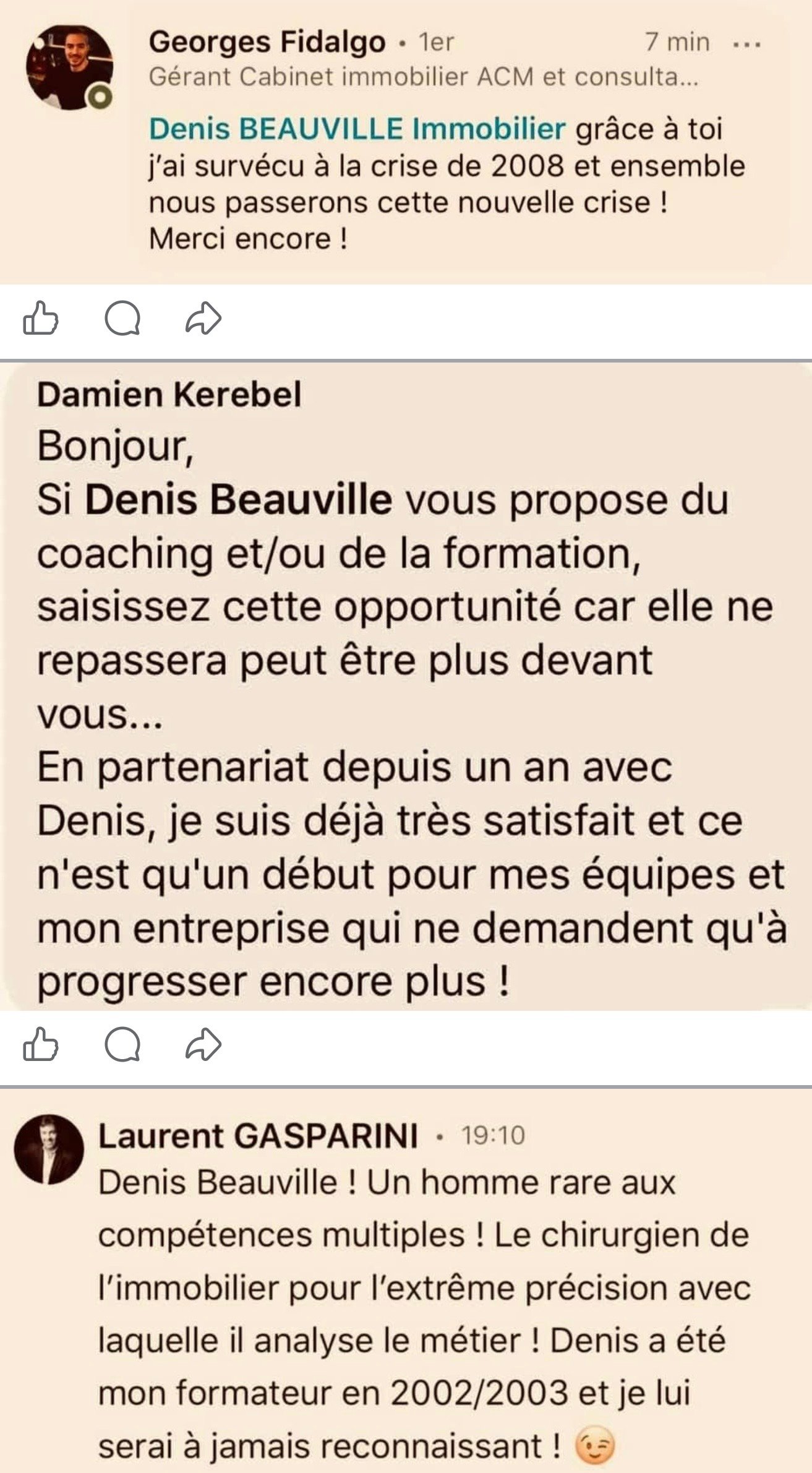 T&eacute;moignage d'un professionnel accompagn&eacute; par Denis Beauville (1 sur 26)