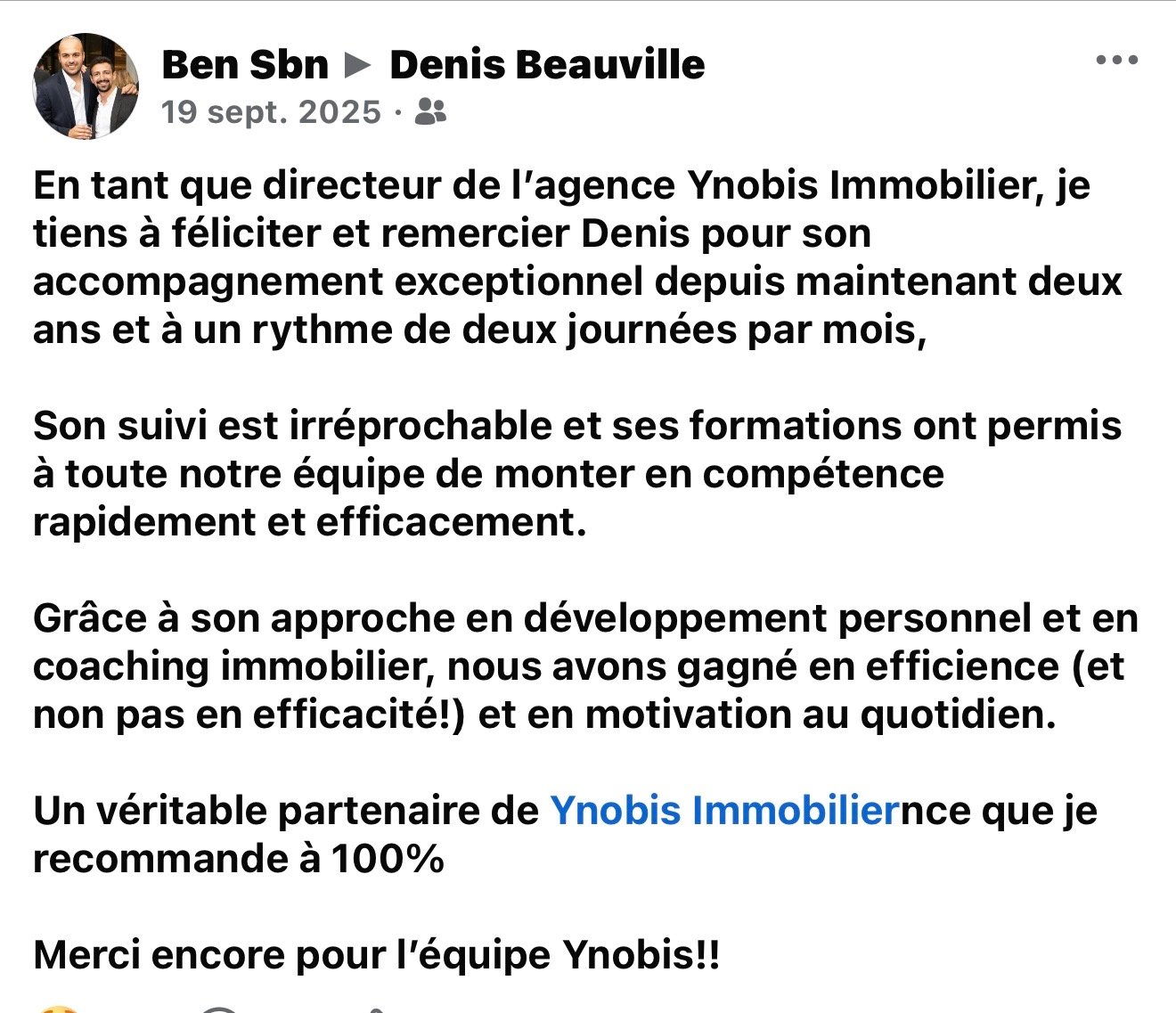 T&eacute;moignage d'un professionnel accompagn&eacute; par Denis Beauville (19 sur 26)