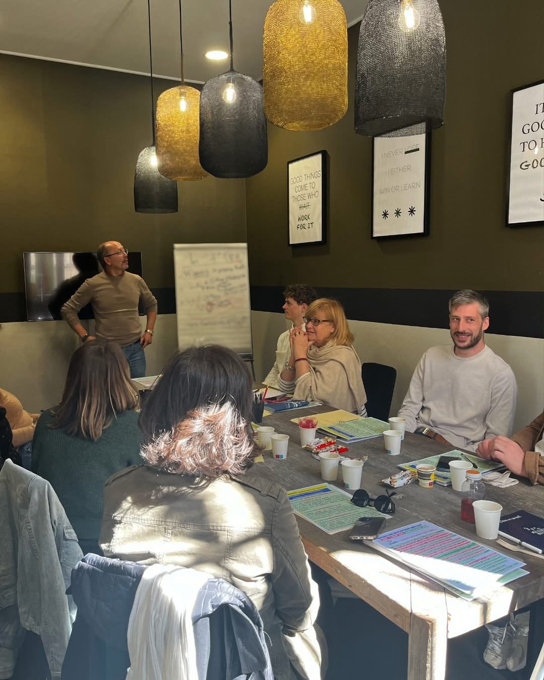 Denis Beauville en salle de formation